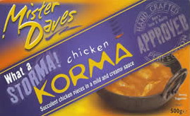 Mister Dave's Storma Chicken Korma